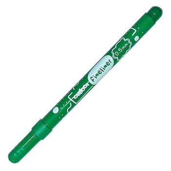 Fineliner tűfilc marker zöld színű 0.5mm - Carioca kép