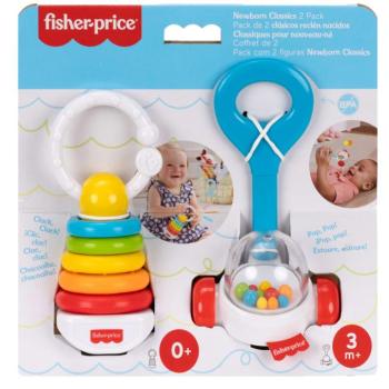 Fisher-Price: 2 db-os színes csörgőszett babáknak - Mattel kép
