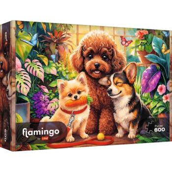 Flamingo by puzzle Kutyik az üvegházban 600db-os puzzle - Trefl kép
