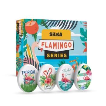 Nebulo: Silka radír - flamingó mintás 1db kép