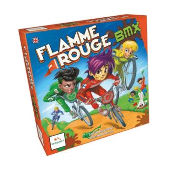 Flamme Rouge BMX társasjáték, angol nyelvű kép