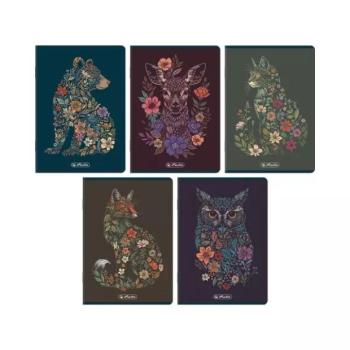 Florimals négyzetrácsos füzet - soft touch, A/5-ös, többféle kép