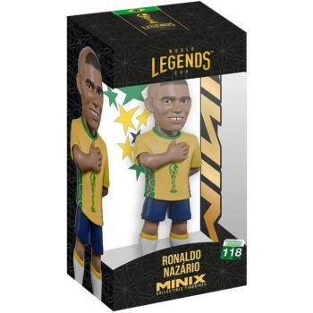 Focista akciófigura, 12 cm - World Cup Legends Brazília Ronaldo 9-es mezben kép