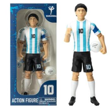 Focista akciófigura, 20cm - Argentina Maradona 10-es mezben kép