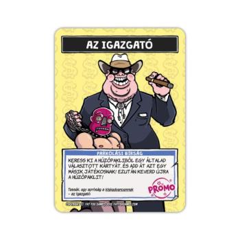 Fogda szappant! - Az igazgató promókártya kép