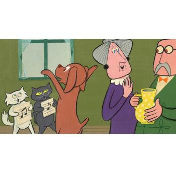 Frakk és a lusta macskák diafilm kép