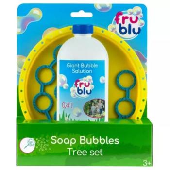 FruBlu: Bokor buborékfújó szett 0,4 liter folyadékkal kép