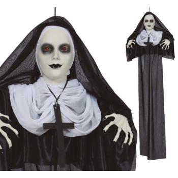 Függő dekoráció - Horror apáca 120 cm kép