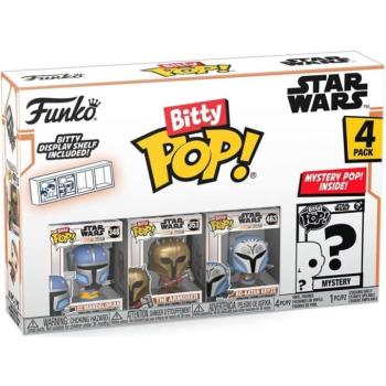Funko Bitty POP! Star Wars: Mandalorian - Heavy Mandalorian 4PK​ figura kép
