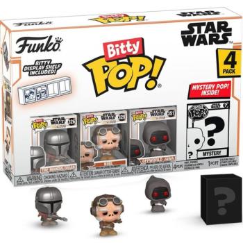 Funko Bitty POP! Star Wars: Mandalorian - Mandalorian 4PK​ figura kép