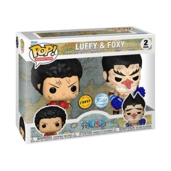 Funko POP! Animation: One Piece - Luffy & Foxy 2PK (chase) figura #2 kép