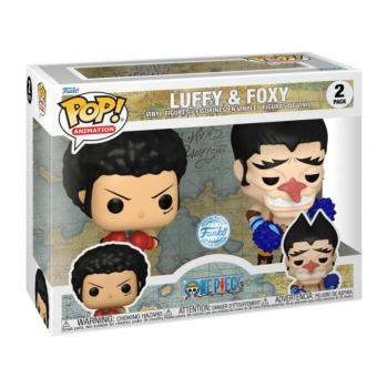Funko POP! Animation: One Piece - Luffy & Foxy 2PK figura #2 kép