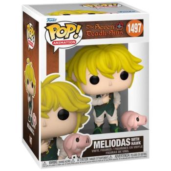 Funko POP! Animation: The Seven Deadly Sins - Meliodas w/Hawk figura kép