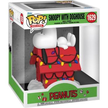 Funko POP! Deluxe: Peanuts - Snoopy w/Doghouse figura #1629 kép