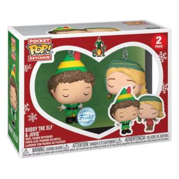 Funko POP! Elf - Buddy & Jovie kulcstartó