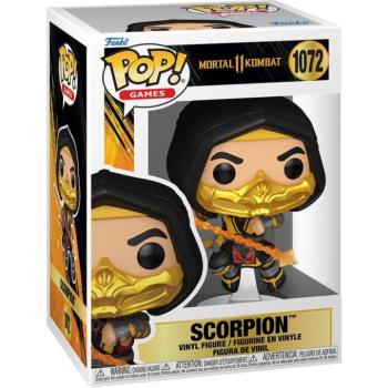 Funko POP! Games: Mortal Kombat 11 Fatality - Scorpion figura kép