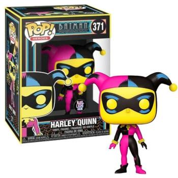 Funko POP! Heroes: Batman - Harley Quinn (Blacklight) figura #371 kép