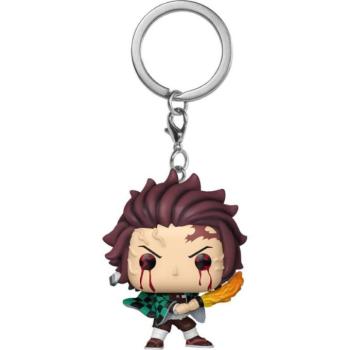Funko POP! Keychain: Demon Slayer - Tanjiro (Sun Breathing) kép
