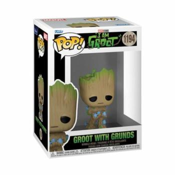 Funko POP! Marvel: I am Groot - Groot w/ grunds figura kép