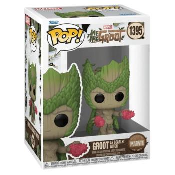 Funko POP! Marvel: We Are Groot - Scarlet Witch Groot figura #1395 kép