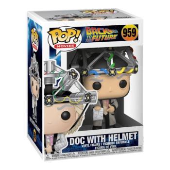 Funko POP! Movie: Back to the Future - Doc w/Helmet figura #959 kép