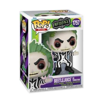 Funko POP! Movies: Beetlejuice S3 - Beetlejuice w/tombstone figura kép