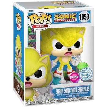 Funko POP Plus Sonic - Super Sonic wEmeralds figura kép