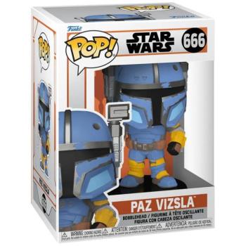 Funko POP! Star Wars: The Mandalorian – Paz Vizsla figura #666 kép