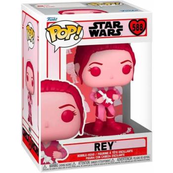 Funko POP! Star Wars: Valentines - Rey figura #588 kép
