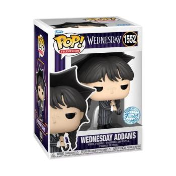 Funko POP! Television: Wednesday - Wednesday w/Umbrella figura #1552 kép