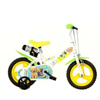 Furry Fun kutyás-cicás gyerek bicikli 12-es méretben - Dino Bikes kerékpár kép