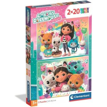 Gabi babaháza 2x20db-os Supercolor puzzle - Clementoni kép