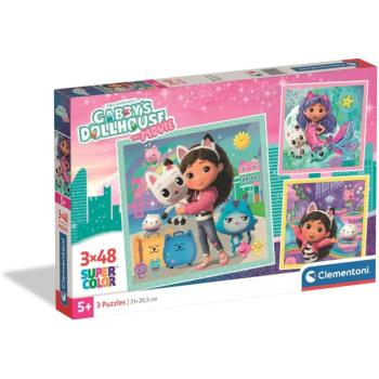 Gabi babaháza 3x48db-os Super Color puzzle - Clementoni kép