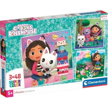 Gabi babaháza 3x48db-os Supercolor puzzle - Clementoni kép