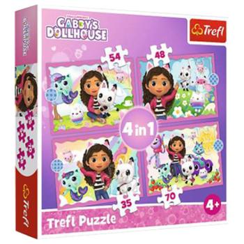 Gabi babaháza 4 az 1-ben puzzle - Trefl kép