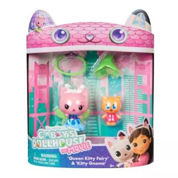 Gabi babaháza Mozi: Kristálykert 2 db-os figura csomag – Queen Kitty Fairy és Kitty Gnome – Spin Master kép