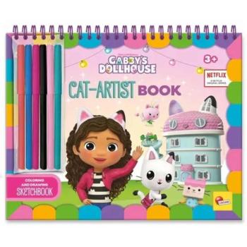Gabi babaháza Cat-Artist színező könyv - Lisciani kép