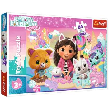 Gabi babaháza és barátai 24db-os maxi puzzle - Trefl kép