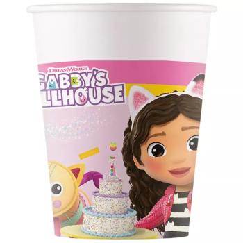Gabi babaháza 8 db-os papírpohár szett 200ml kép