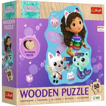 Gabi babaháza kontúros 50db-os fa puzzle - Trefl kép