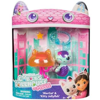 Gabi babaháza mozi - Mercat És Kitty Jellyfish 2-es figura csomag - Spin Master kép