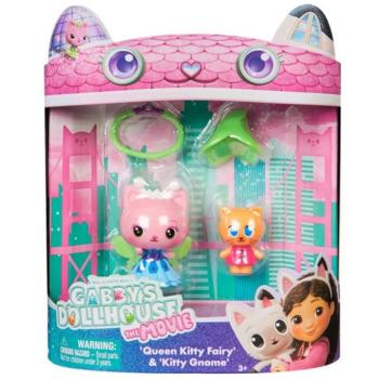 Gabi babaháza mozi - Queen Kitty Fairy És Kitty Gnome 2-es figura csomag - Spin Master kép