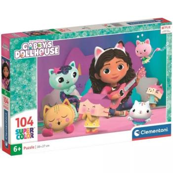 Gabi babaháza: Super Color Puzzle 104 darabos - Clementoni kép
