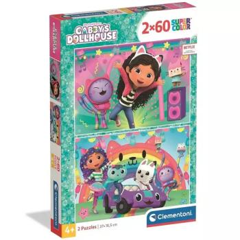 Gabi babaháza: Super Color Puzzle 2x60 darabos - Clementoni kép