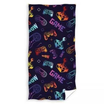 Gamer mintás fürdőlepedő - 70 x 140 cm kép