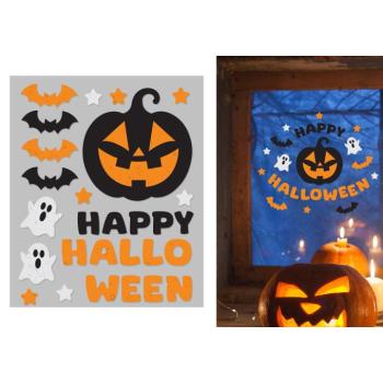 Gélablakdekoráció – Happy Halloween 40 × 50 cm kép