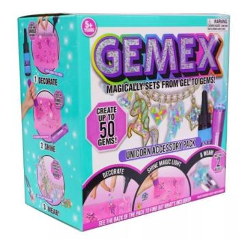 Gemex: Gélből drágakő unikornis ékszerkészítő szett kép