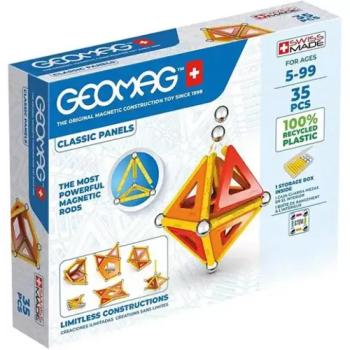 Geomag Green Line Classic Panels mágneses építőjáték 35db-os kép