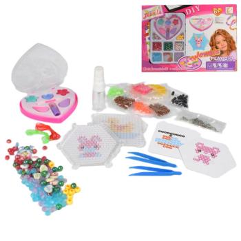 Girl Set: 2az1-ben smink és ékszerkészítő szett kiegészítőkkel kép