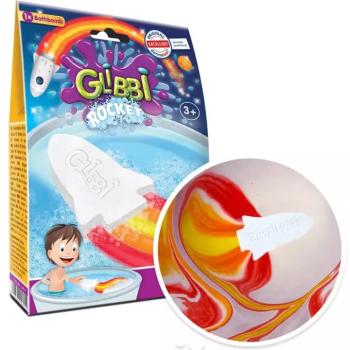 Glibbi Rocket: Rakéta formájú fürdőbomba lángcsóva színekkel - Simba toys kép